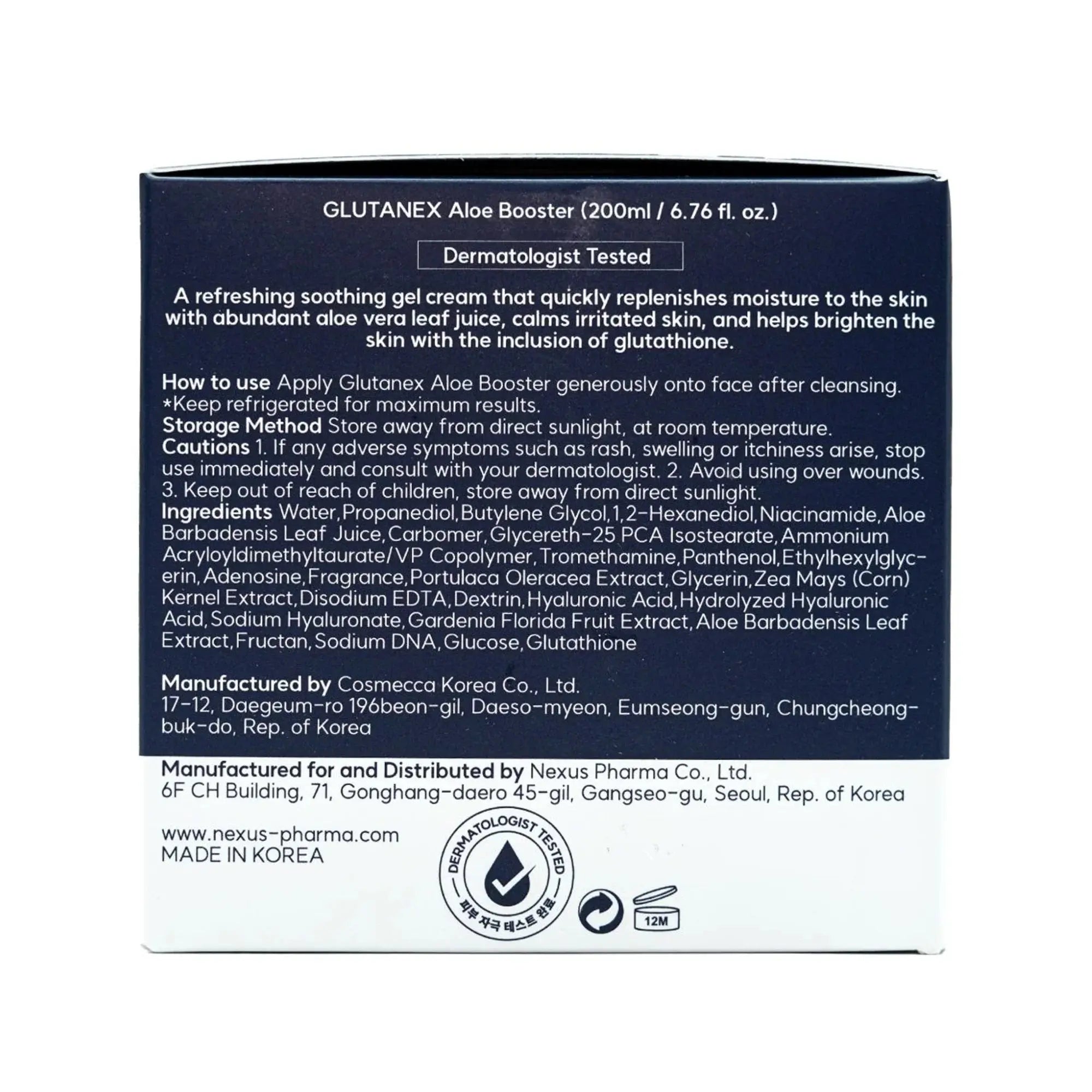Glutanex Aloe Booster Gel